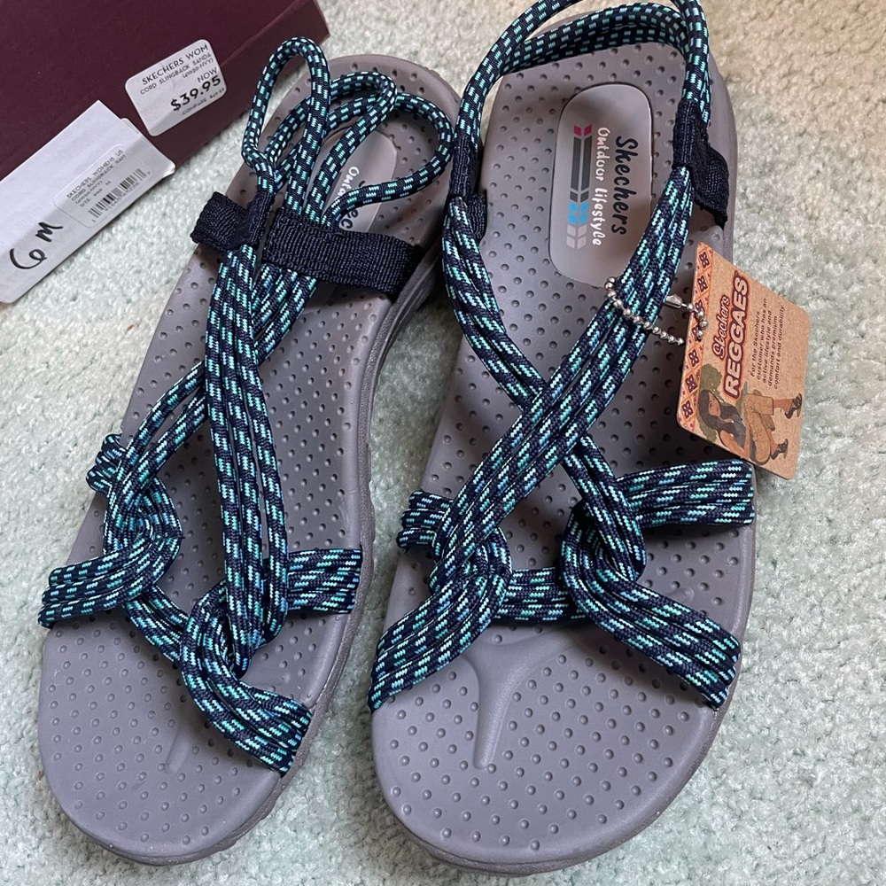 Nwb Skechers reggae sandal 6